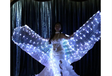 Lade das Bild in den Galerie-Viewer, 1. **Belly Dance Costume with Lights** 2. **Light Up Angel Belly Dance Attire** 3. **Special Effect Dance Costume for Performers** 4. **Illuminating Belly Dance Entertainment Outfit** 5. **Glow in the Dark Dance Wear for Night Performances** 6. **Light Bright Angel Costume with Adjustable Fit** 7. **Dazzling Belly Dance Ensemble with Lighting Effects** 8. **Unique and Vibrant Belly Dance Apparel** 9.