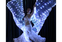 Lade das Bild in den Galerie-Viewer, Ezlibell-Belly Dance Light bright Angel Special effect- 360 degree wings-25 days shipping