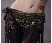 Load image into Gallery viewer, Aizbal- Brown Tassel Design belt- Fringe Tassel Belt =- 23 day shipping