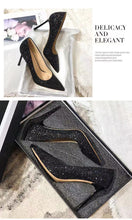 Load image into Gallery viewer, Borella- Wicked of the West High Heels Black Wedding Shoes Stiletto Pointed-25 days shipping
