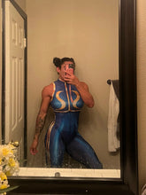 Carregar imagem no visualizador da galeria, Chun-Li Action Hero Unique- Comfortable Superhero Bodysuit- 25 day shipping