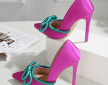 Load image into Gallery viewer, Fraterly Green- midnight Stacked Heel-25 days shipping