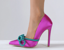 Load image into Gallery viewer, Fraterly Green- midnight Stacked Heel-25 days shipping