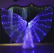 Laden und Abspielen von Videos im Galerie-Viewer, Ezlibell-Belly Dance Light bright Angel Special effect- 360 degree wings-25 days shipping