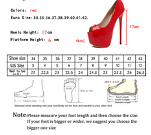 Load image into Gallery viewer, Emmaul Red Platform Pumps: Women's Ultra High Stiletto Heels for Party and Wedding"