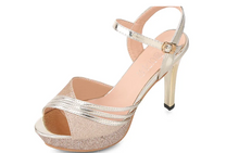 Load image into Gallery viewer, Summer Shoes Woman Dress Bling Weddging Silver High Heels Pumps Ladies Zapatos Mujer 7217 1 sold