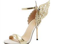 Load image into Gallery viewer, Sleek Toe Pumps Female Stiletto High Heels Butterfly Wings