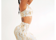 Lade das Bild in den Galerie-Viewer, Snake Print Tight Yoga Leggings High Waist Pant For Women Elastic Leggings