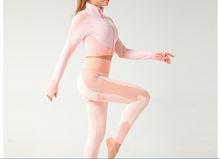 Lade das Bild in den Galerie-Viewer, Pink Pleasure Seamless Yoga Sport Gym Wear Running Clothing-25 days shipping