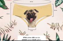 Cargar imagen en el visor de la galería, Puggy brown with tounge panties sexy underwear