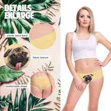 Cargar imagen en el visor de la galería, Puggy brown with tounge panties sexy underwear