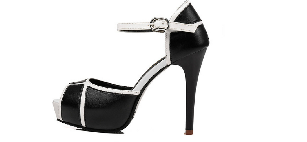 Buckle  Women's Professional night style  European  Heels Banquet Female-25 days shipping