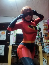गैलरी व्यूवर में इमेज लोड करें, Elastic-Girl X Costume Superhero Suit -Womens Fitted- 25 day shipping
