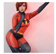 Load image into Gallery viewer, Elastic-Girl X Costume Superhero Suit -Womens Fitted- 25 day shipping
