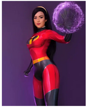 गैलरी व्यूवर में इमेज लोड करें, Elastic-Girl X Costume Superhero Suit -Womens Fitted- 25 day shipping
