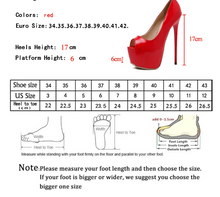 Load image into Gallery viewer, Emmaul Red Platform Pumps: Women&#39;s Ultra High Stiletto Heels for Party and Wedding&quot;
