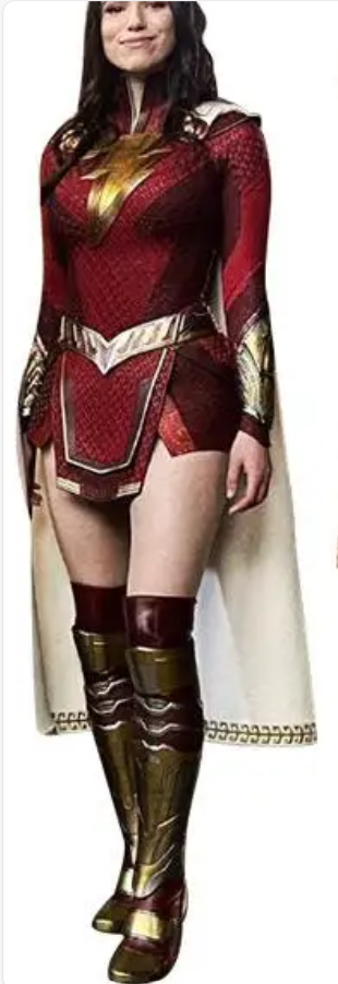 Fury of Gods- Female Shazam Costume Movie Superhero - 25 day shipping
