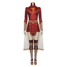 Carregar imagem no visualizador da galeria, Fury of Gods- Female Shazam Costume Movie Superhero - 25 day shipping
