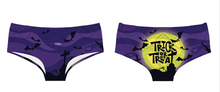 Load image into Gallery viewer, Trick or eat- purple nightmare fun briefs women lingerie thongs
