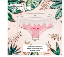 Carregar imagem no visualizador da galeria, Pink Creamy comfortable women&#39;s nylon panties
