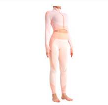 Carregar imagem no visualizador da galeria, Pink Pleasure Seamless Yoga Sport Gym Wear Running Clothing
