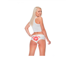 Load image into Gallery viewer, Lipstick Red lipper white womens comfortable spandex, cotton panties
